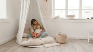 habitación infantil minimalista